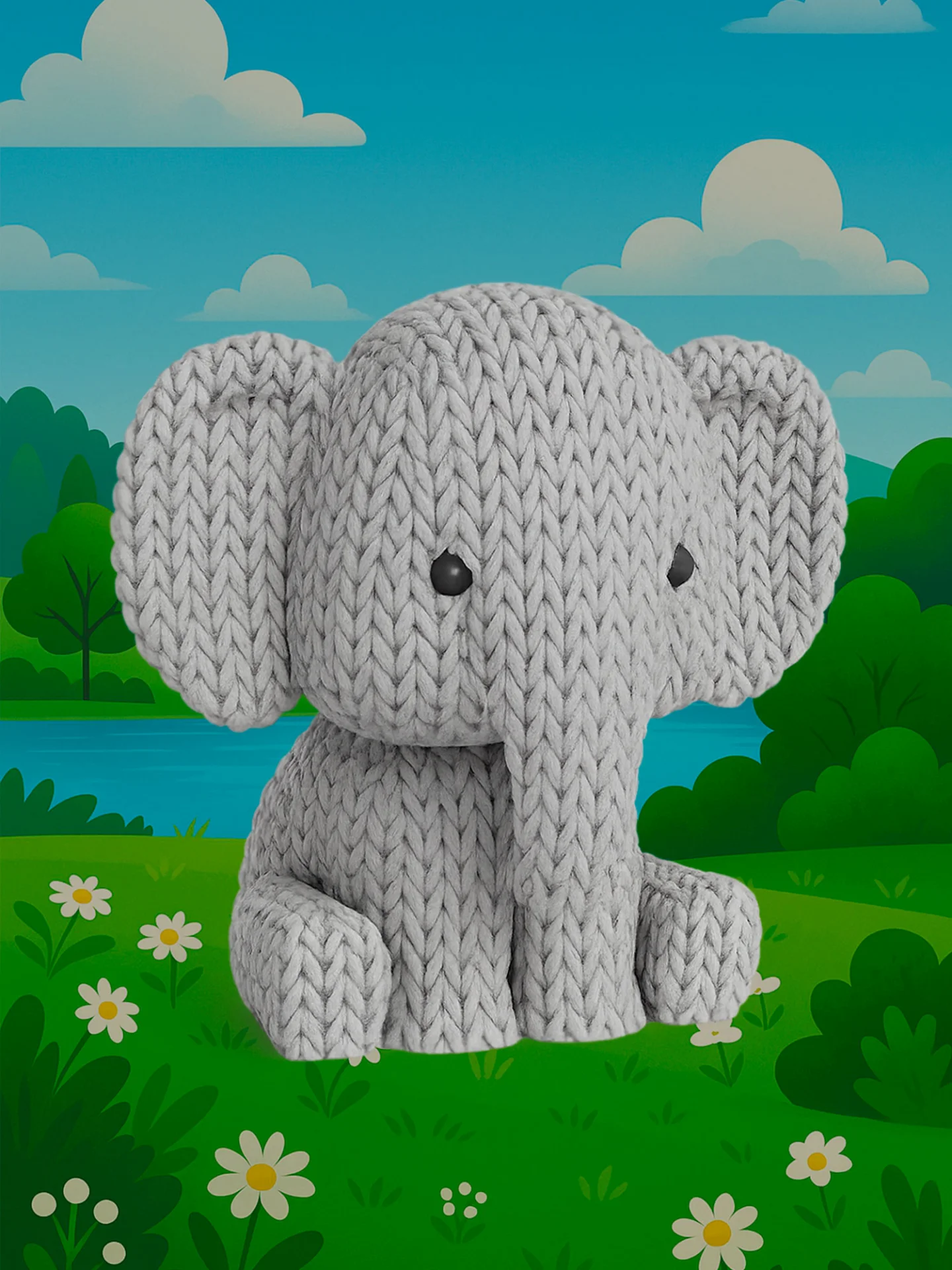 Слонёнок - Вязаная семейка