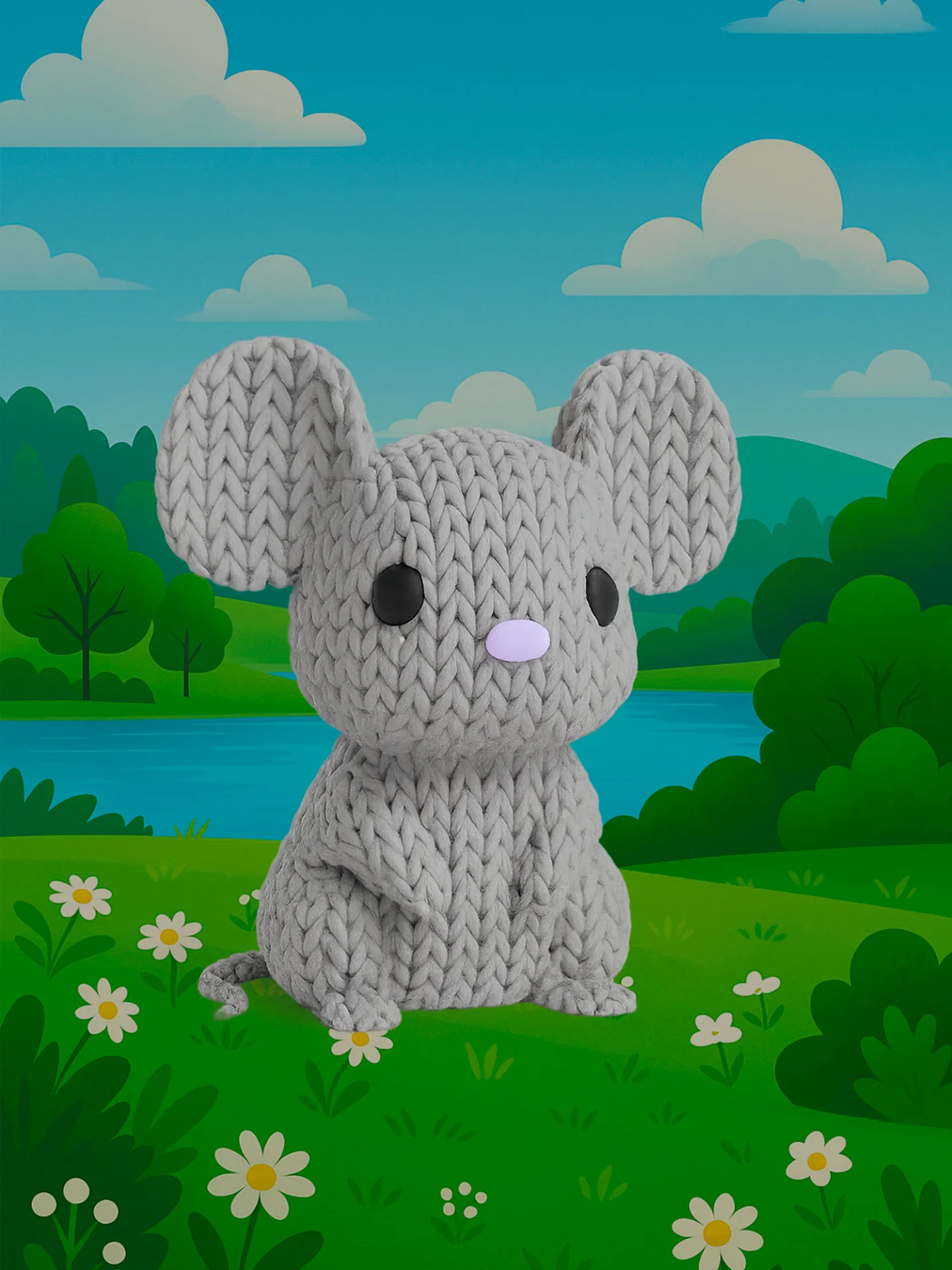 Мышка - Вязаная семейка