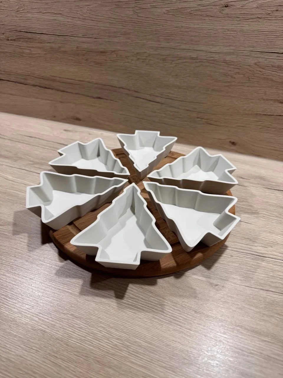 Новогодняя менажница «Ёлочки» (1 секция)