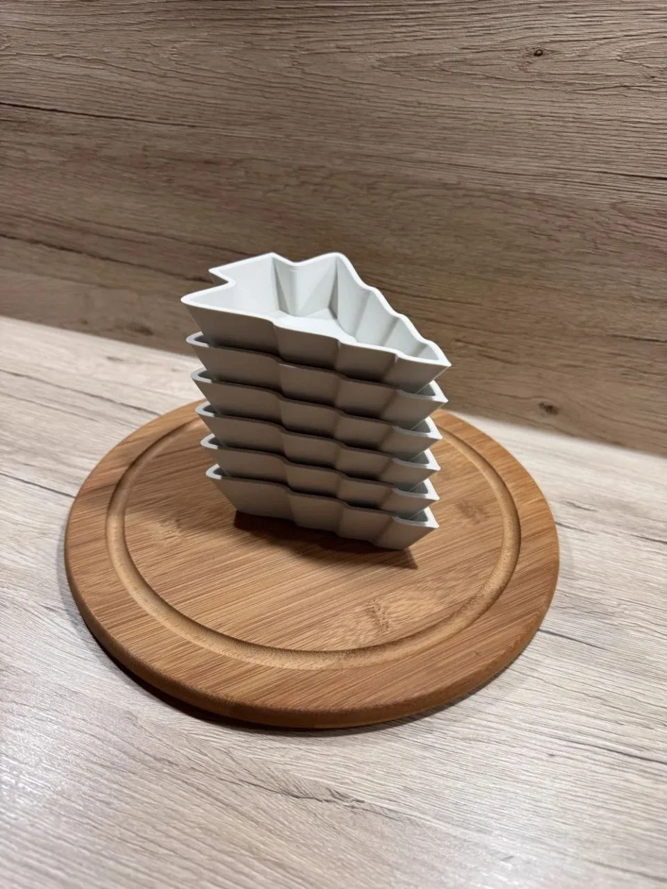 Новогодняя менажница «Ёлочки» (1 секция)